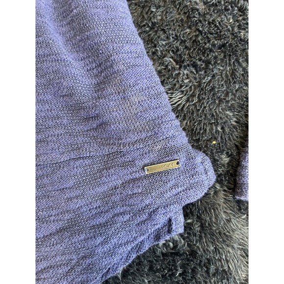 Roxy Womens Blue Pull Over XL Hooded Scoop Neck Sweatshirt - Picture 3 of 7